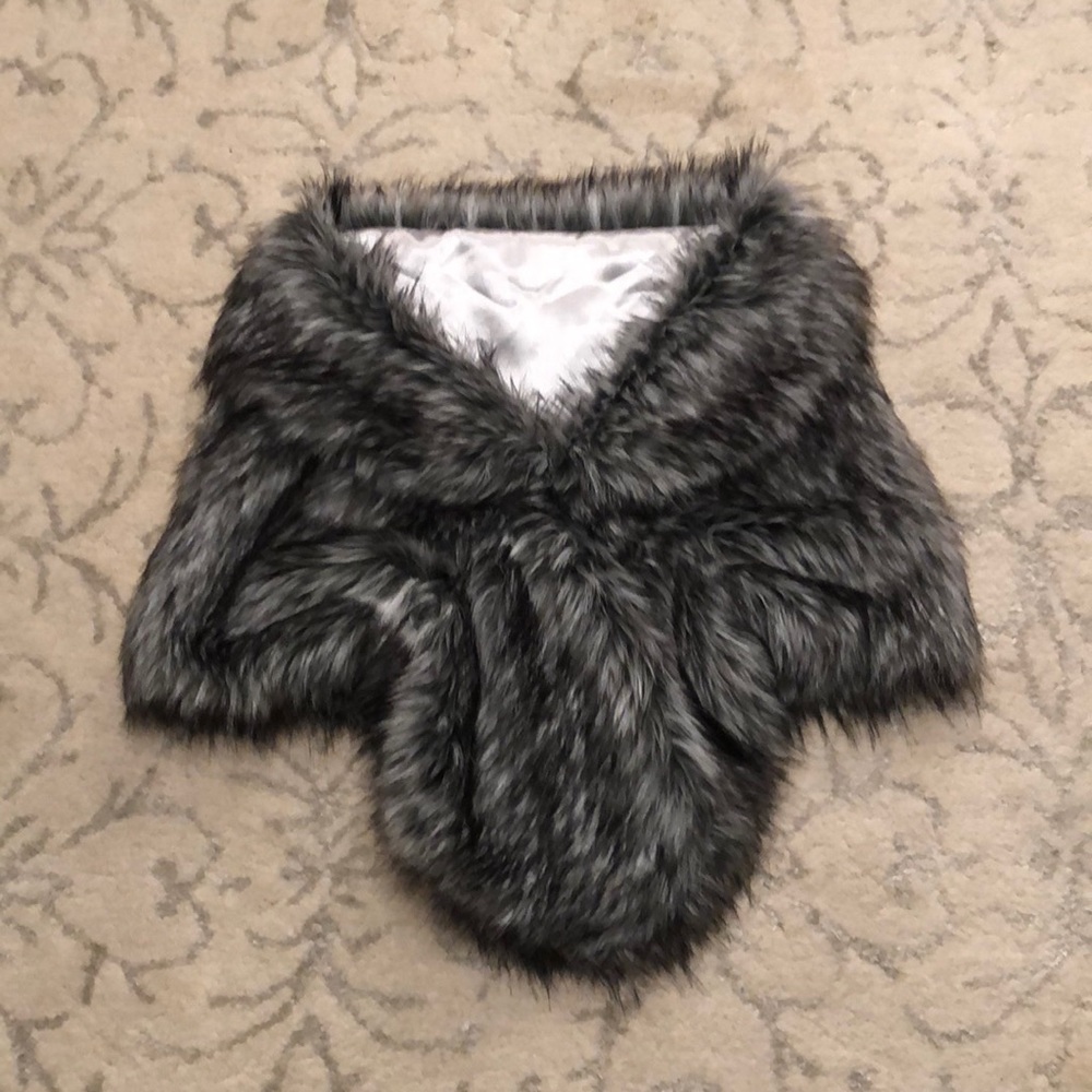 Faux Fur Shawl